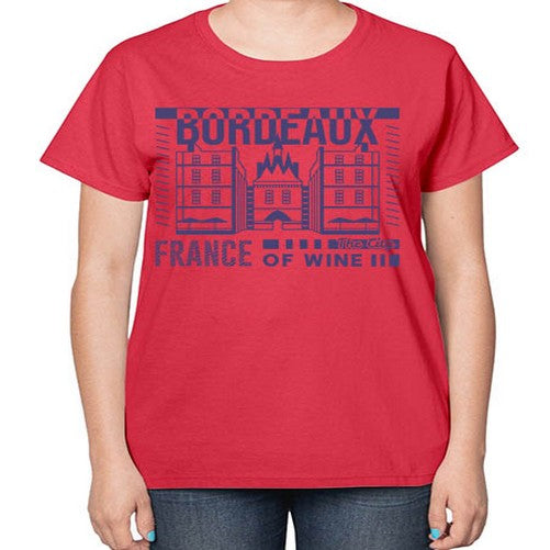 Bordeaux 475# - cities-  Ladies T-Shirt