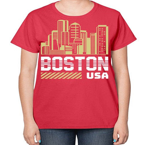 Boston 480# - cities-  Ladies T-Shirt
