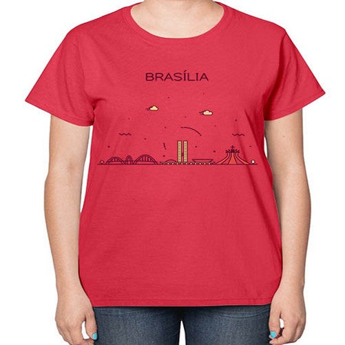 Brasilia 486# - cities-  Ladies T-Shirt