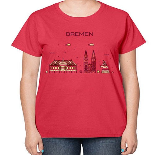 Bremen 493# - cities-  Ladies T-Shirt