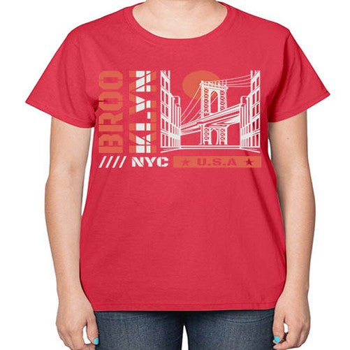 Brooklyn 499# - cities-  Ladies T-Shirt