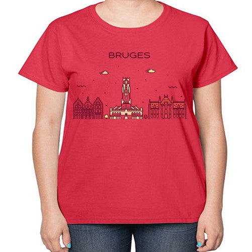 Bruges 502# - cities-  Ladies T-Shirt