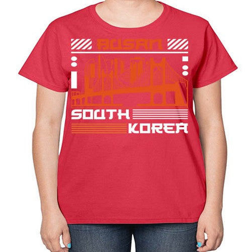 Busan 524# - cities-  Ladies T-Shirt