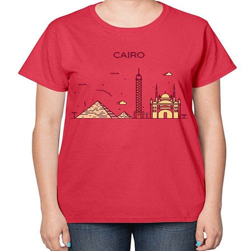 Cairo 529# - cities-  Ladies T-Shirt