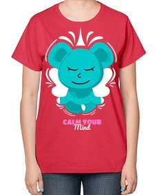 Calm Your Mind 189# - yoga-  Ladies T-Shirt