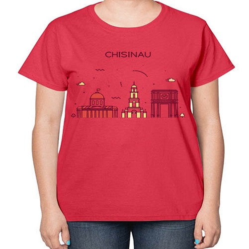 Chisinau 579# - cities-  Ladies T-Shirt