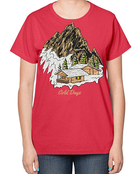Cold Days 26# - nature-  Ladies T-Shirt