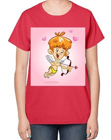 Cupid 80# - cartoon general-  Ladies T-Shirt