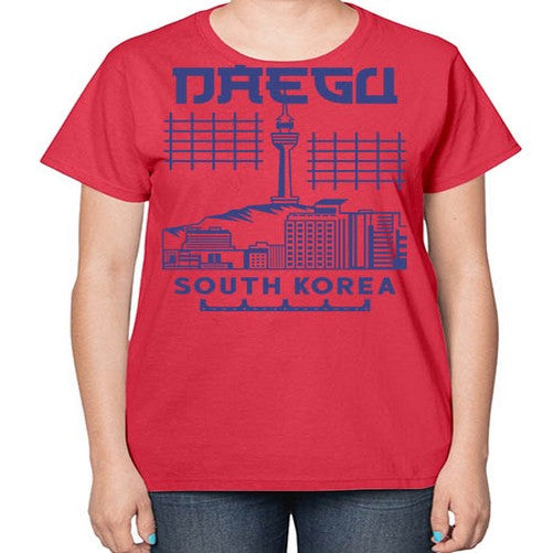 Daegu 641# - cities-  Ladies T-Shirt