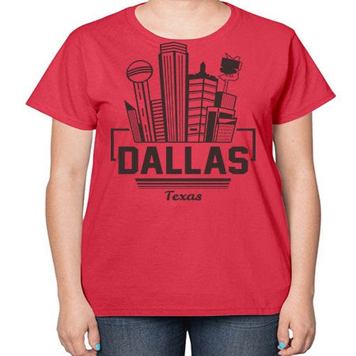 Dallas 645# - cities-  Ladies T-Shirt