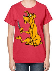 dog 107# - dogs-  Ladies T-Shirt