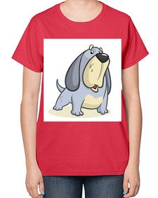 dog 115# - dogs-  Ladies T-Shirt