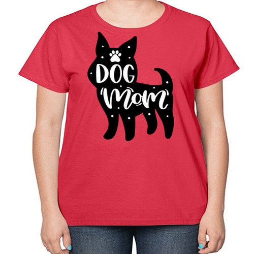 Dog Mom Style 27# - dogs-  Ladies T-Shirt