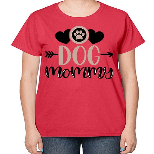 Dog Mommy Style 25# - dogs-  Ladies T-Shirt