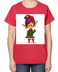 Elf 118# - cartoon general-  Ladies T-Shirt