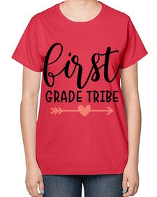 First Grade Tribe 161# - first grade-  Ladies T-Shirt