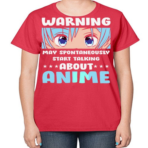 Funny Anime Talk About Anime 229# - anime-  Ladies T-Shirt