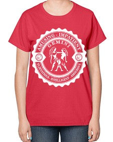 Gemini 12# - gemini-  Ladies T-Shirt