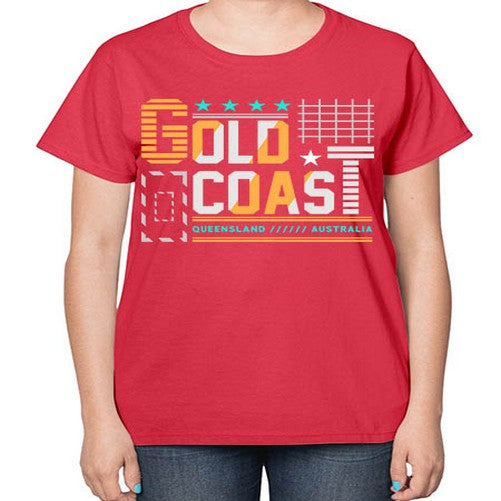 Gold Coast 778# - cities-  Ladies T-Shirt
