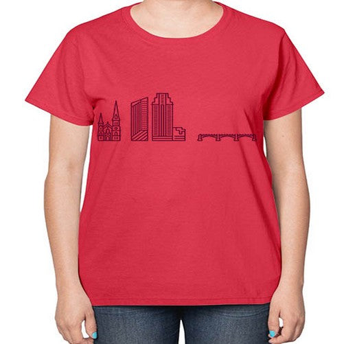 GrandRapids 780# - cities-  Ladies T-Shirt