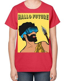 Hallo Future 497# - art pop art-  Ladies T-Shirt