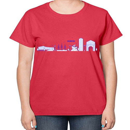 Halmstad 803# - cities-  Ladies T-Shirt