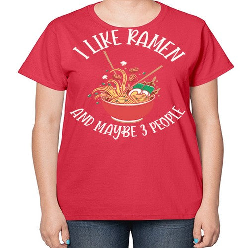 I Like Ramen Japanese Noodles 239# - anime-  Ladies T-Shirt