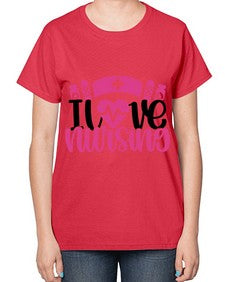 I Love Nursing Style Style 897# - nurse-  Ladies T-Shirt