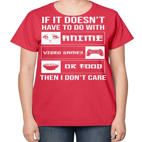If It NotAnime Game Or Anime 246# - anime-  Ladies T-Shirt