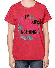 Im A Mom And A Nurse Nothing Style Style 957# - nurse-  Ladies T-Shirt