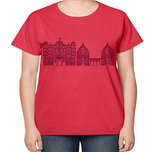 Indore 952# - cities-  Ladies T-Shirt