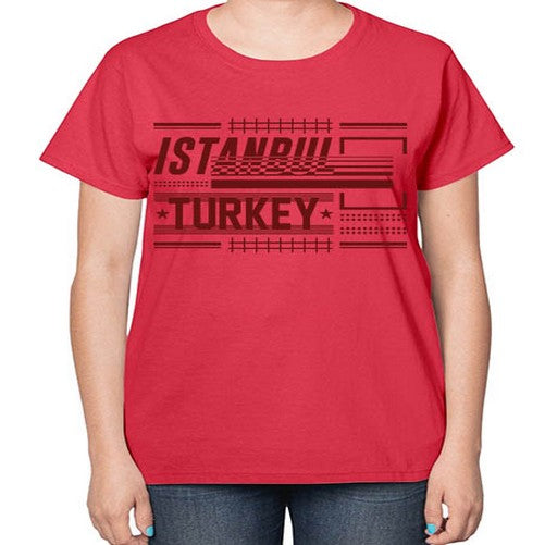 Istanbul 967# - cities-  Ladies T-Shirt