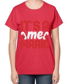 Its ame Mario 29# - video games-  Ladies T-Shirt