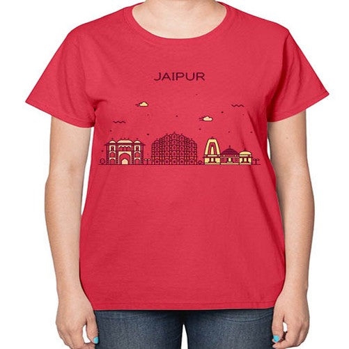 Jaipur 980# - cities-  Ladies T-Shirt