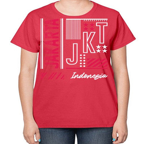 Jakarta 984# - cities-  Ladies T-Shirt
