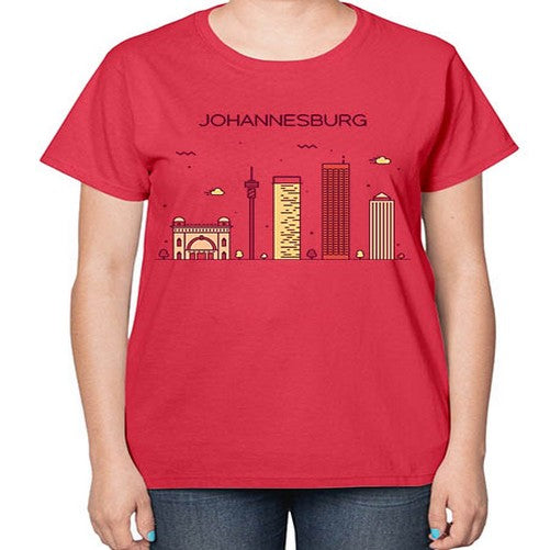 Johannesburg 1001# - cities-  Ladies T-Shirt