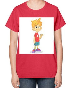 Kid 148# - cartoon general-  Ladies T-Shirt