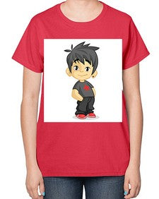 Kid 149# - cartoon general-  Ladies T-Shirt