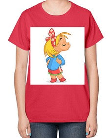 Kid 152# - cartoon general-  Ladies T-Shirt