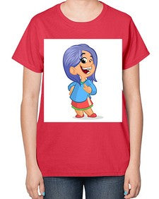 Kid 155# - cartoon general-  Ladies T-Shirt