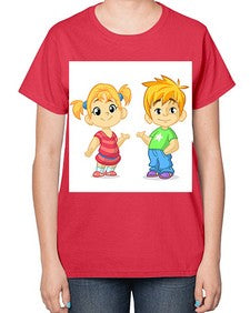 Kid 157# - cartoon general-  Ladies T-Shirt