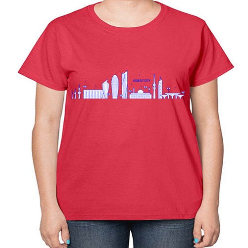 Kuwai City 1093# - cities-  Ladies T-Shirt