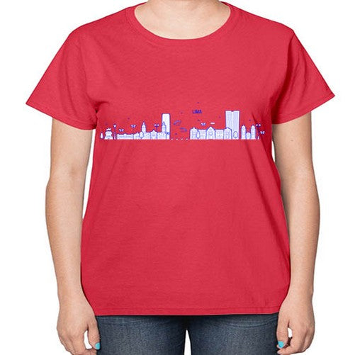 Lima 1140# - cities-  Ladies T-Shirt