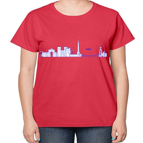 Lisbon 1148# - cities-  Ladies T-Shirt