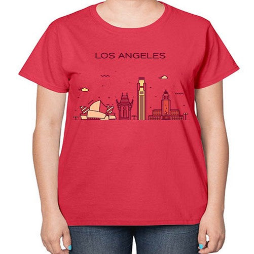 LosAngeles 1166# - cities-  Ladies T-Shirt