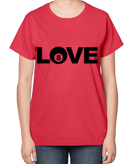 Love 740# - billards-  Ladies T-Shirt