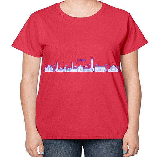 Lucknow 1187# - cities-  Ladies T-Shirt