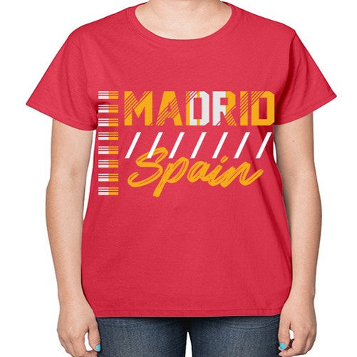 Madrid 1204# - cities-  Ladies T-Shirt
