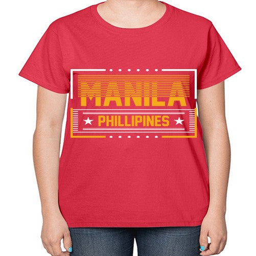 Manila 1233# - cities-  Ladies T-Shirt