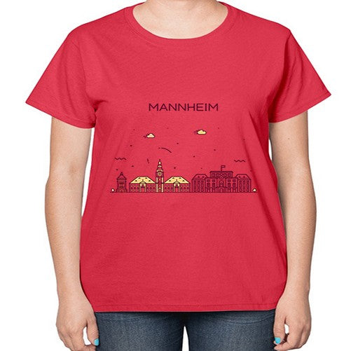Mannheim 1237# - cities-  Ladies T-Shirt